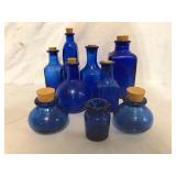 Cobalt Blue Apothecary Bottles Jars