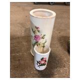 Ceramic Umbrella Stand and Brush Holders