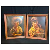 Country Boy Country Girl Lithographs