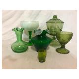Green Glassware Collection