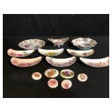 Vintage Bone Dishes Bowls Plates