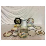 Hand Painted Porcelain Plates Pitcher