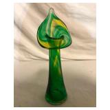 Art Glass Jack in the Pulpit Vase