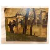 Bridge at Mantes Print Corot
