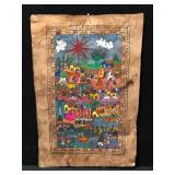 Amate Bark Painting  -  Nahua Folk Art, Guerrero M