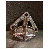 Antique Cast Iron Barn Pulley or Hay Trolley  -  F
