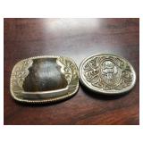Vintage & Novelty Belt Buckle Collection  -  6 Buc