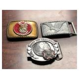 Vintage & Novelty Belt Buckle Collection  -  11 Bu