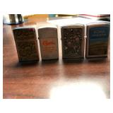 Zippo Lighter Collection  -  13 Lighters (Lot 4)