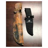 Leather Knife Sheath Collection  -  7 Sheaths