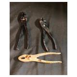 Vintage Pliers Collection  -  Mixed Types & Sizes,
