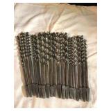 Vintage Hand Drill Bit Collection  -  5-Piece Lot