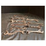 Antique Farm Tool Wrenches  -  25-Piece Vintage Lo