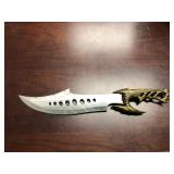 Defender Stainless Steel Fixed Blade Knife  -  Ful