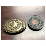 Vintage & Novelty Belt Buckle Collection  -  7 Buc