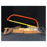 Miter Saw & Bow Saw Collection  -  14-Piece Lot