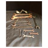 Antique Wrench & Spanner Collection  -  33-Piece M