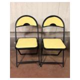 Metal Folding Chairs  -  Set of Multiple