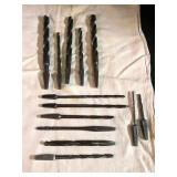 Vintage Hand Drill Bit Collection  -  21-Piece Lot