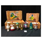 Kurt Adler Polonaise Wizard of Oz Glass Ornaments