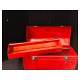 Metal Toolbox with Tray  -  Craftsman or Similar