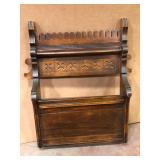 Vintage Wooden Magazine Rack