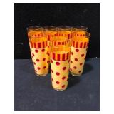 Gail Pittman Sienna Pattern Tom Collins Glasses  -