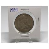 1959 Franklin Half Dollar 90% Silver