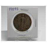 1929-S Walking Liberty Half Dollar 90% Silver