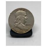 1957-D Franklin Half Dollar 90% Silver