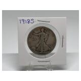 1918-S Walking Liberty Half Dollar 90% Silver