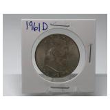 1961-D Franklin Half Dollar 90% Silver