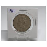1961 Franklin Half Dollar 90% Silver