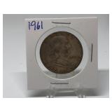 1961 Franklin Half Dollar 90% Silver