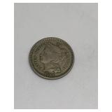 1865 Three-Cent Nickel