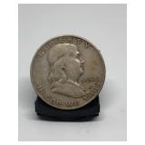 1950-D Franklin Half Dollar 90% Silver