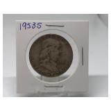 1953-S Franklin Half Dollar 90% Silver