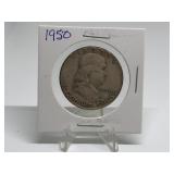 1950 Franklin Half Dollar 90% Silver