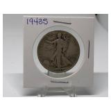 1943-S Walking Liberty Half Dollar 90% Silver