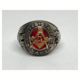 United States Navy Masons Ring
