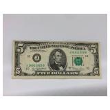 1977-A $5 Federal Reserve Note