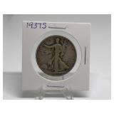1937-S Walking Liberty Half Dollar 90% Silver