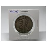 1940-S Walking Liberty Half Dollar 90% Silver