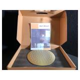 Brushed Gold Rainfall Shower Head