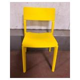 IKEA Janinge Yellow Stacking Side Chair