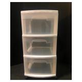 Sterilite 3 Drawer Medium Rolling Cart