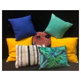 Decorative Throw Pillows Lot