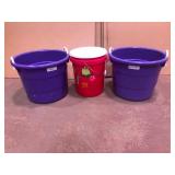 Rope Tubs 10 Gallon and 5 Gallon Bucket