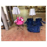 Kids Maccabee and Ozark Trail Camp Chairs