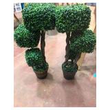 Artificial Boxwood Topiary Tree 36 in